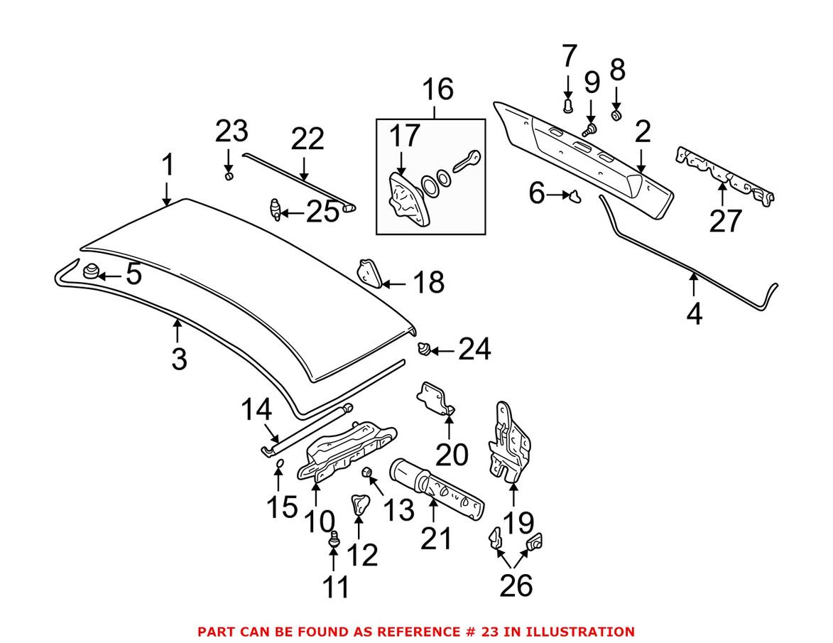 BMW Grommet 51248149619